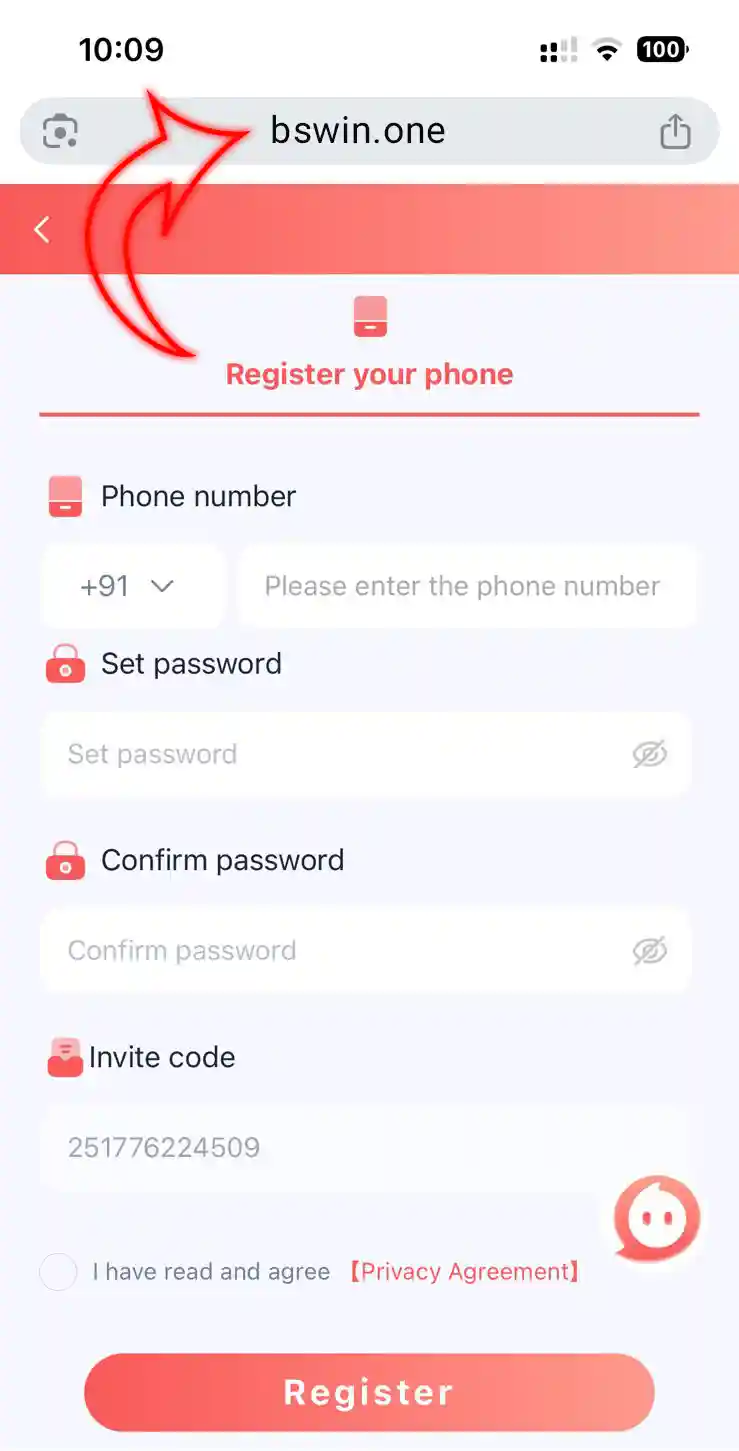 How to Register Bs Win Step 01