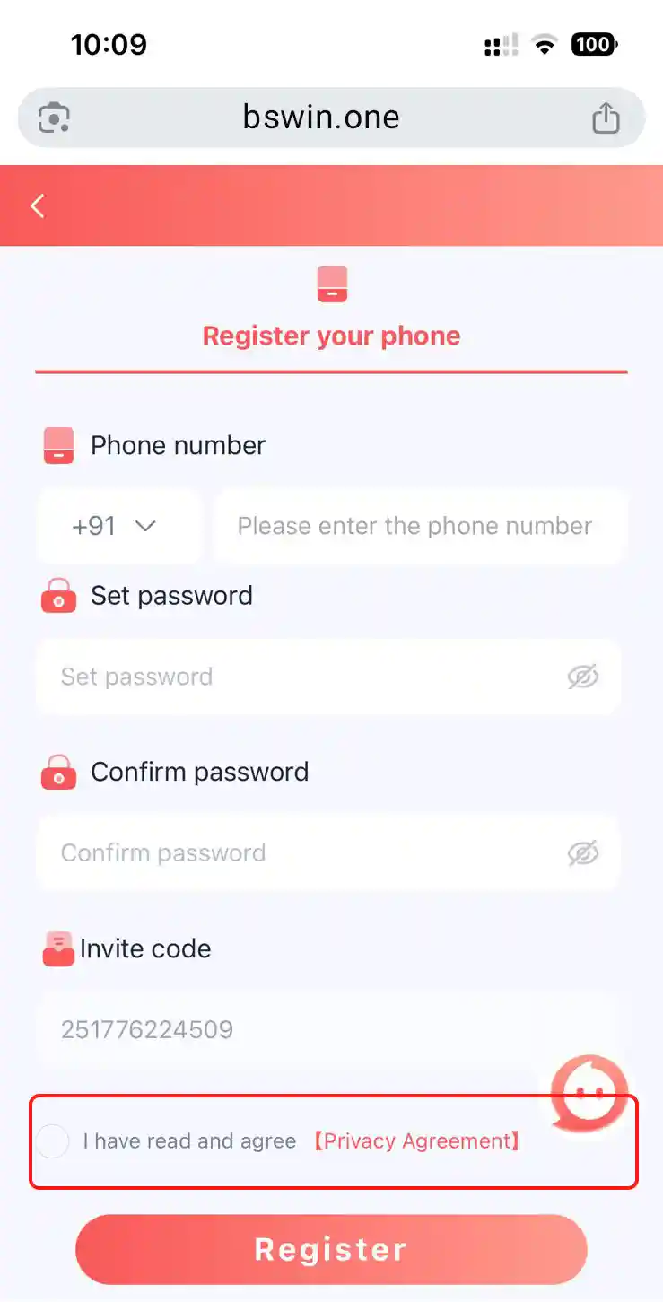 How to Register Bs Win Step 06